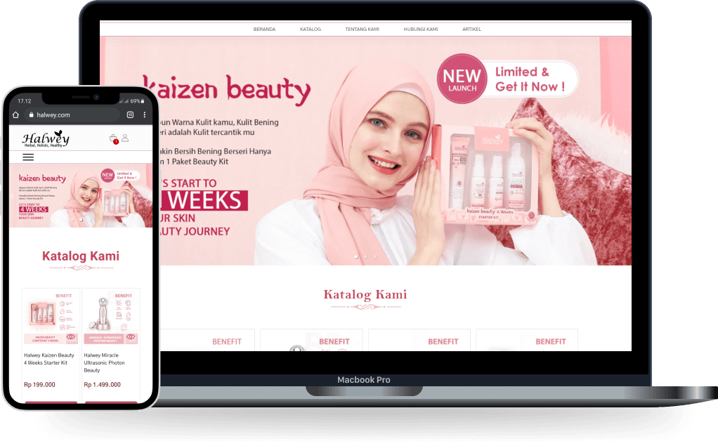 Halwey - Ecommerce Beauty